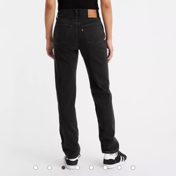 Premium Levi’s 501 black tapered slim jeans New button fly - Picture 3 of 13